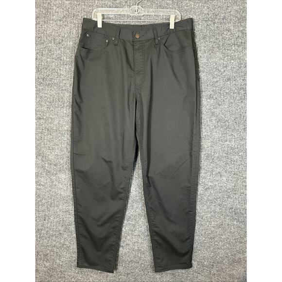 Levi's 511 Mens Slim Fit Pants Sz 33 Charcoal Gray Mid Rise Cotton Blend Casual - Picture 1 of 11